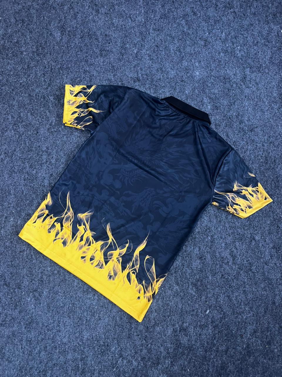 Real Madrid Black Flame Dragon Jersey 2024