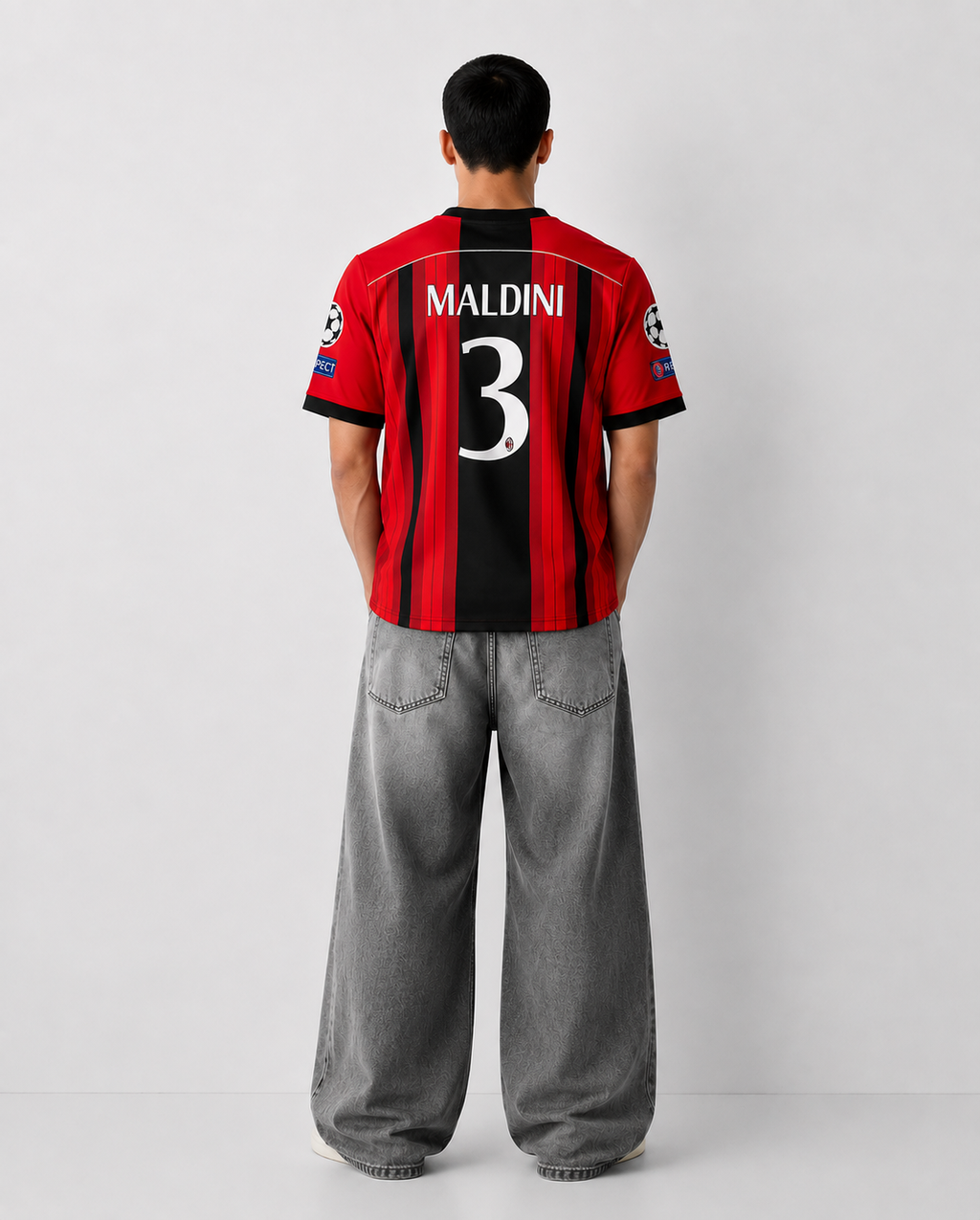 Maldini Adidas AC Milan 2014/15 Home Jersey