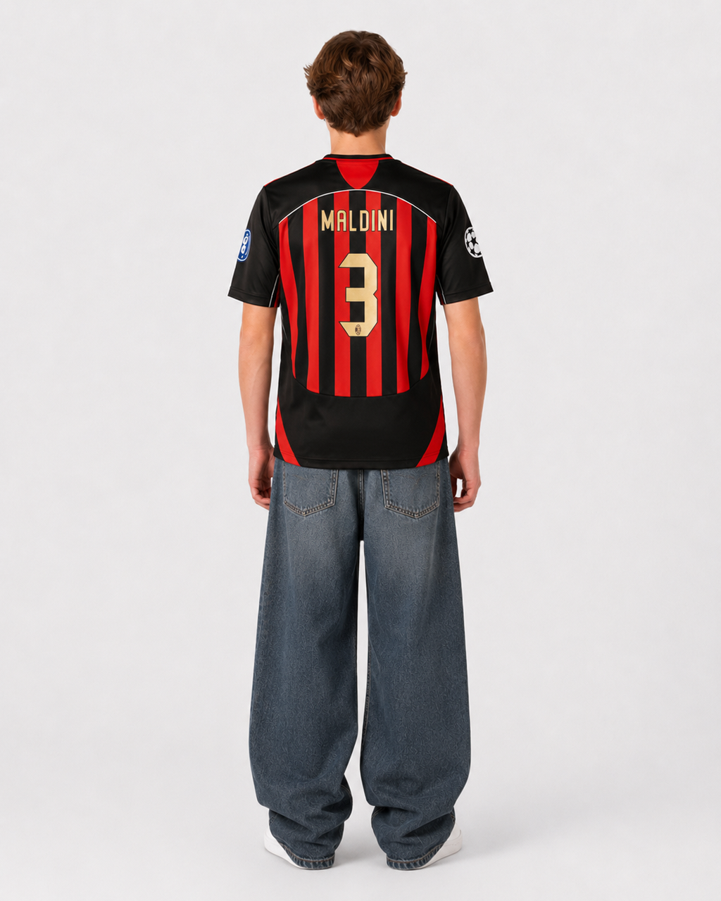 Maldini  AC Milan 2006–07 Home Retro Jersey
