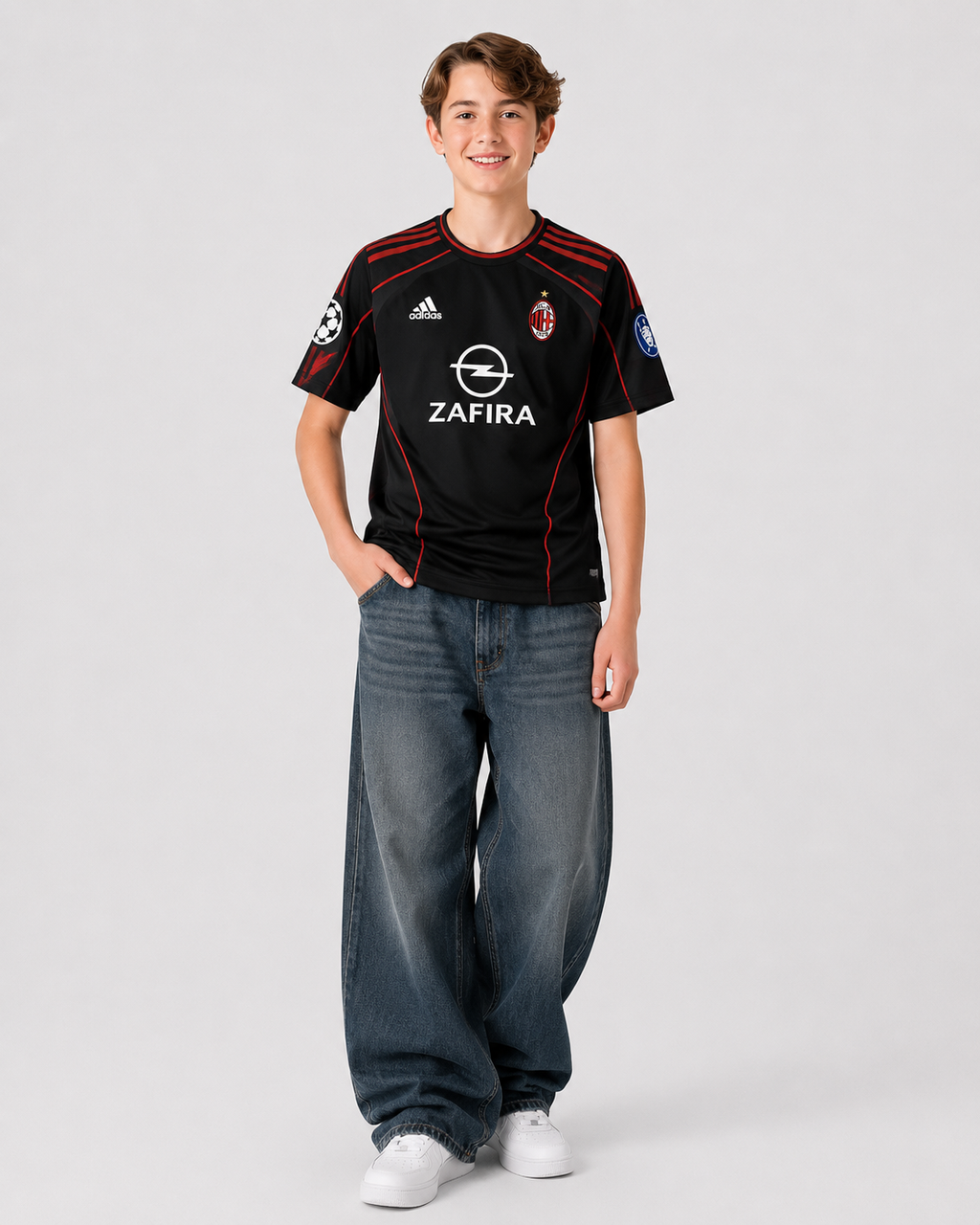 black Adidas AC Milan Kaká 22 jersey