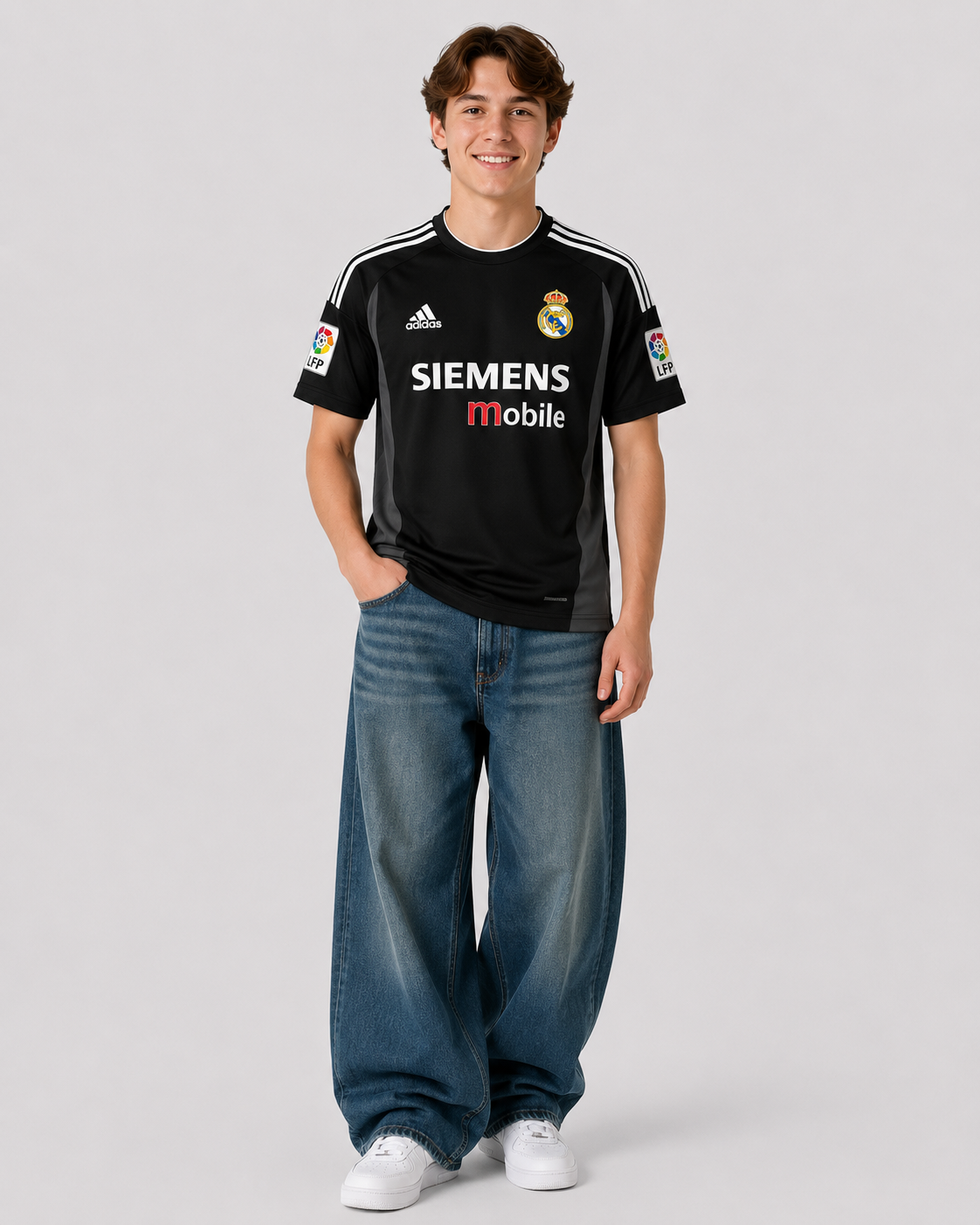 R Carlos Real Madrid 2009-10 Jersey