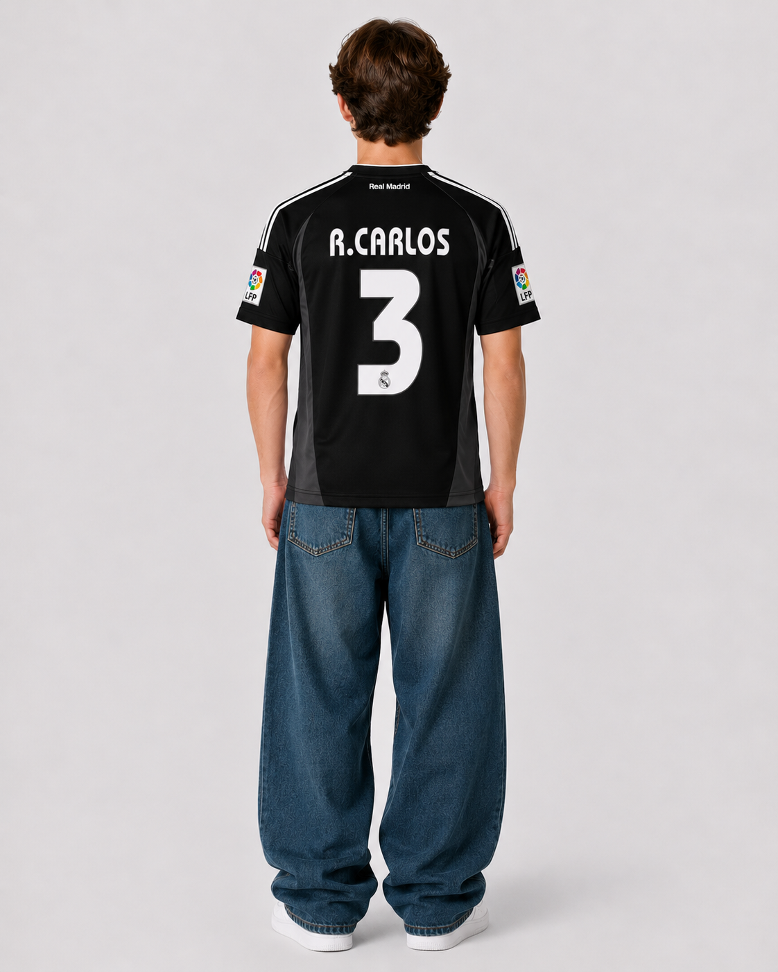 R Carlos Real Madrid 2009-10 Jersey