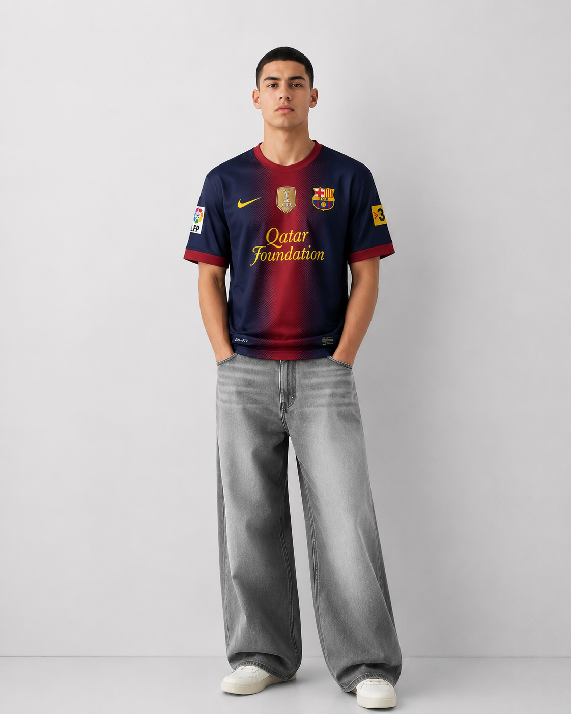 Xavi Hernandez Barcelona Vintage Kit