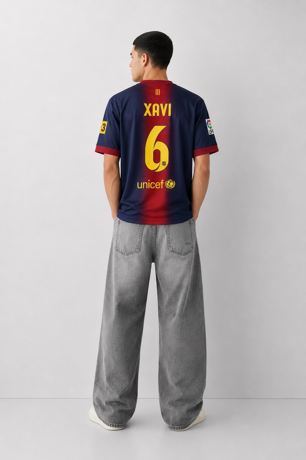 Xavi Hernandez Barcelona Vintage Kit