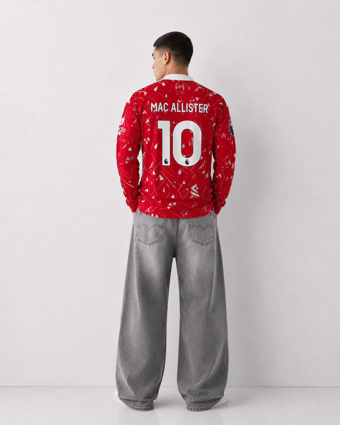 Mac Allister adidas Liverpool FC 26/27 Home Long Sleeve Jersey