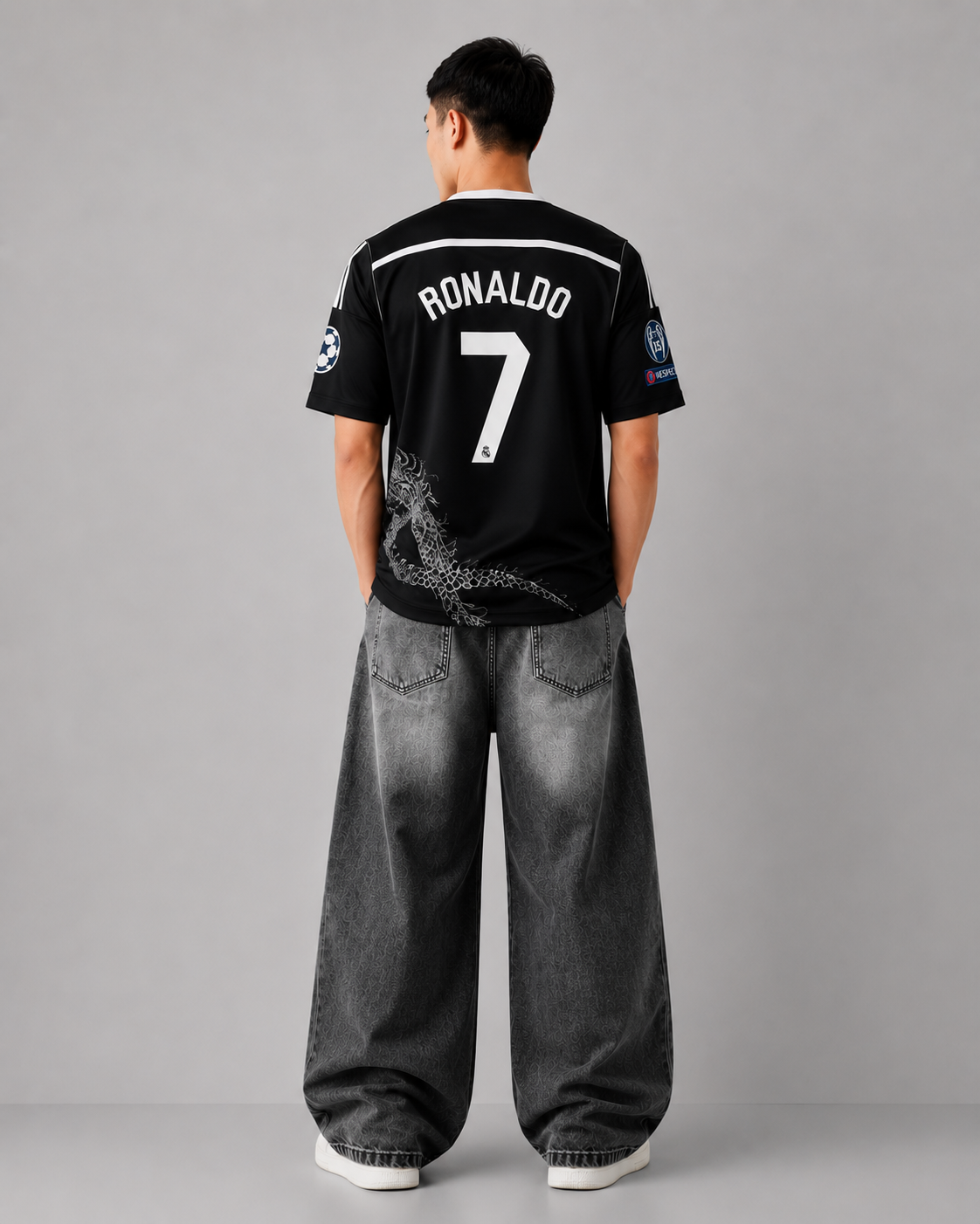 Adidas x Yohji Yamamoto Real Madrid 2014/15 "Dragon" third kit jersey