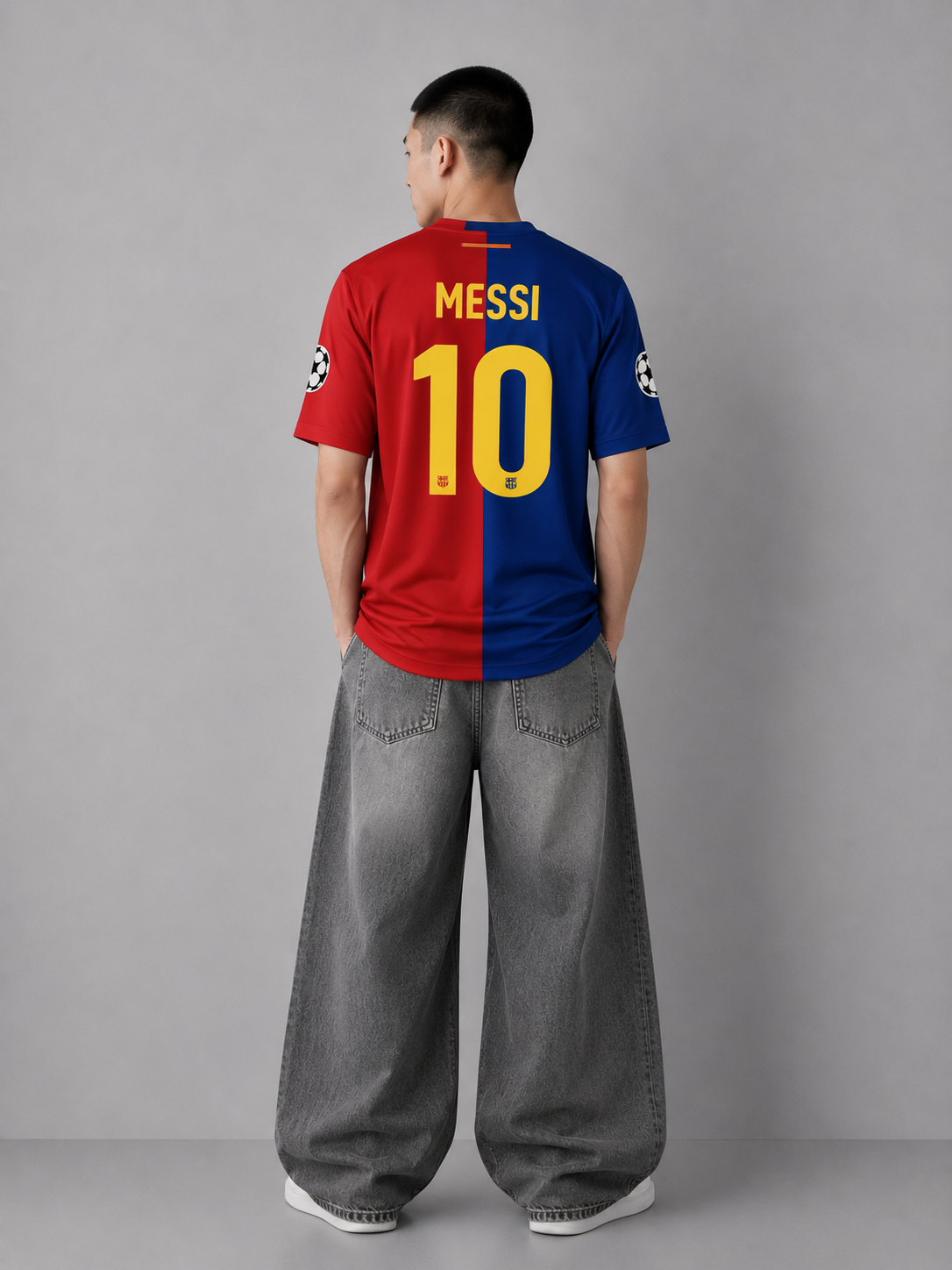 Lionel Messi Barcelona Vintage Kit