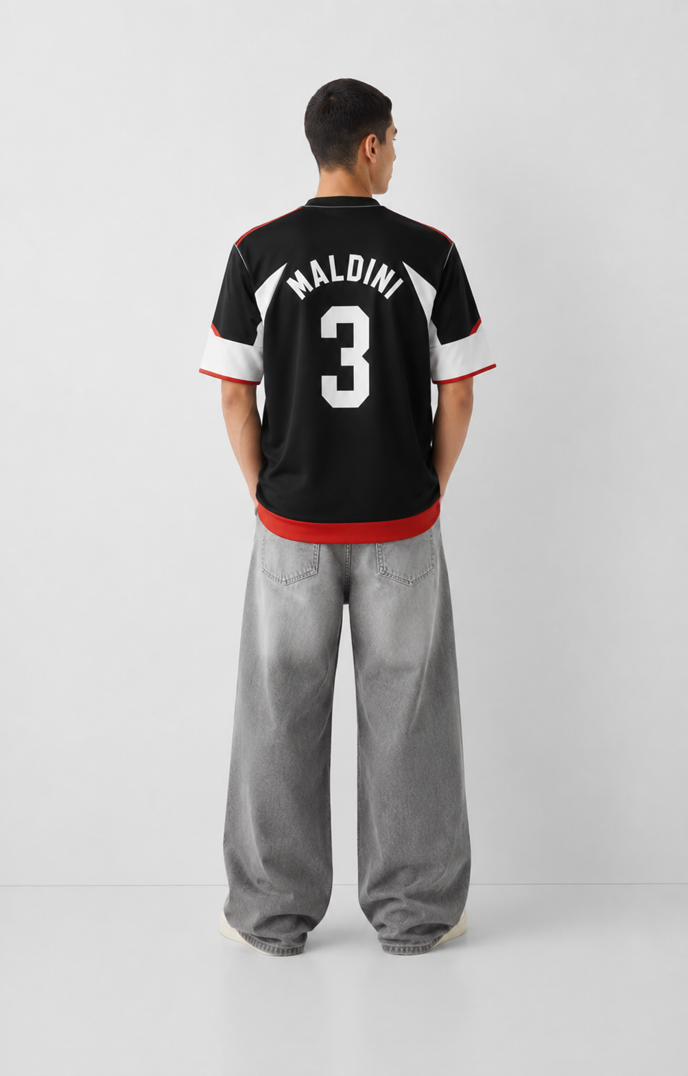 Maldini Adidas AC Milan 1999/2000 retro third football jersey