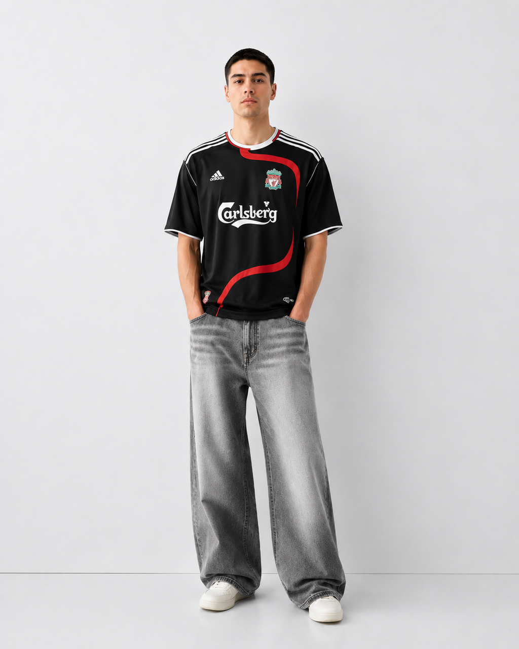 Geerrard 2007-08 Liverpool third shirt