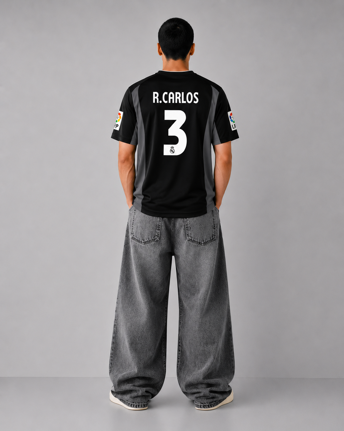 Roberto Carlos Adidas Real Madrid Away Shirt