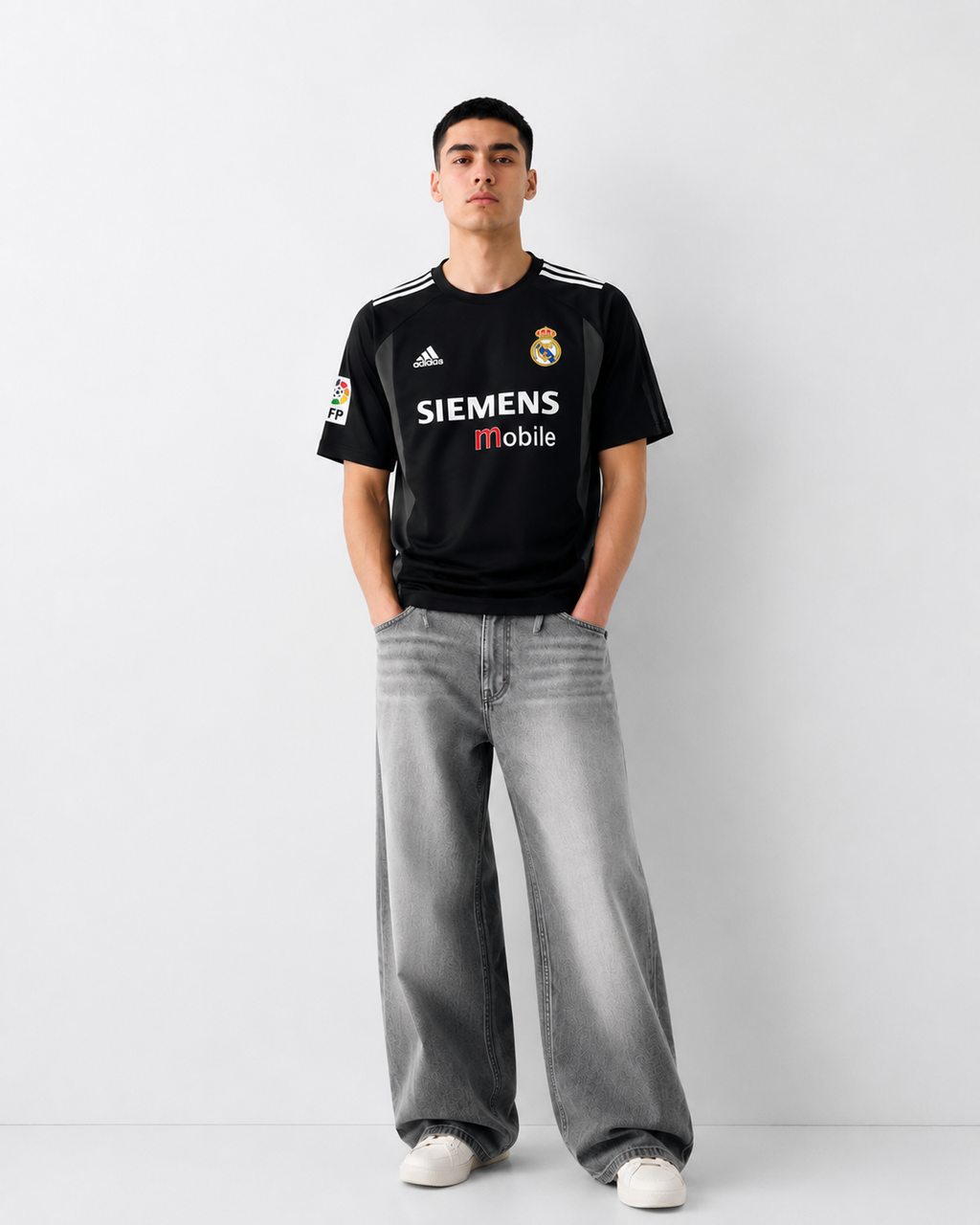 Roberto Carlos Adidas Real Madrid Away Shirt