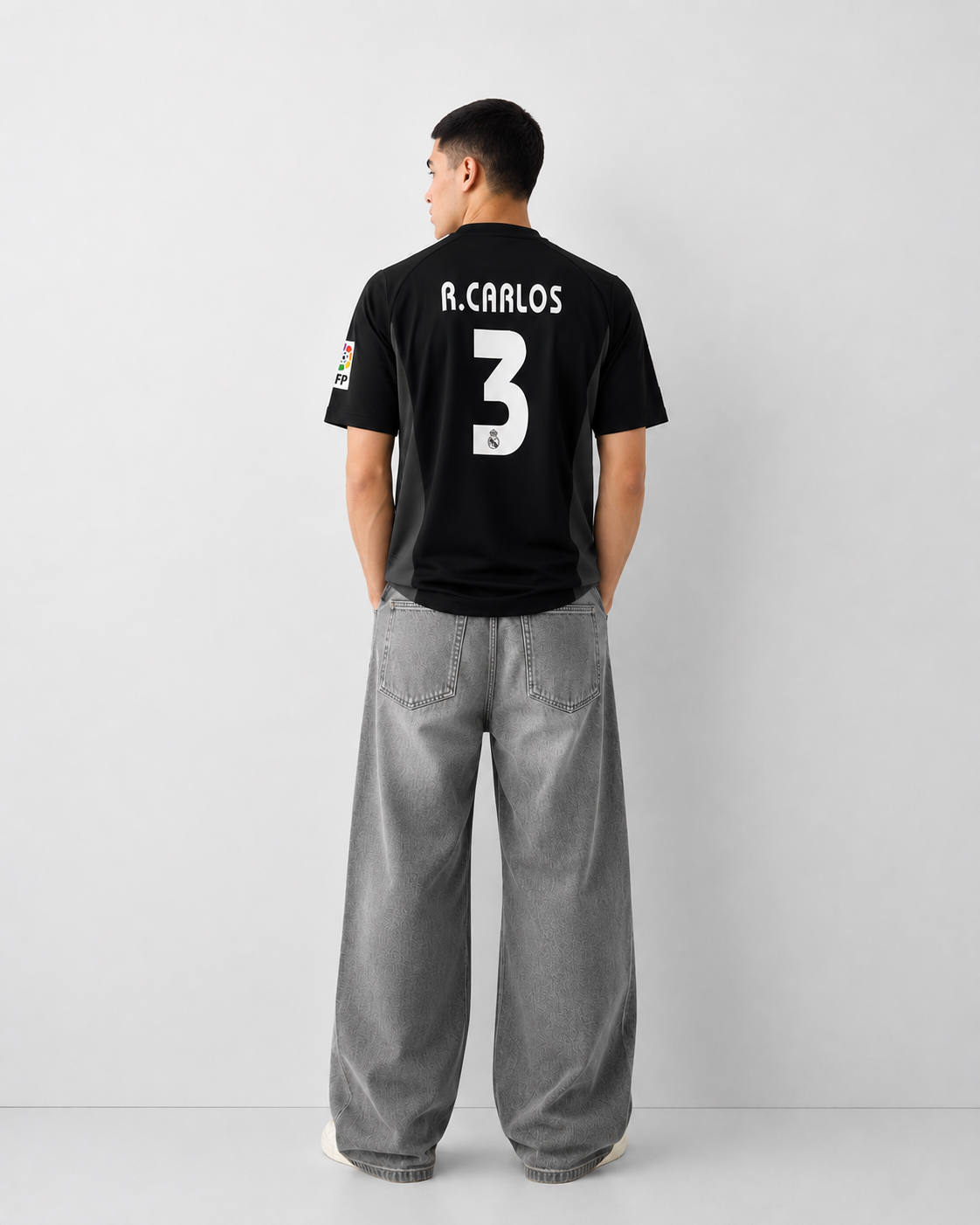 Roberto Carlos Adidas Real Madrid Away Shirt