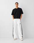 white track pants