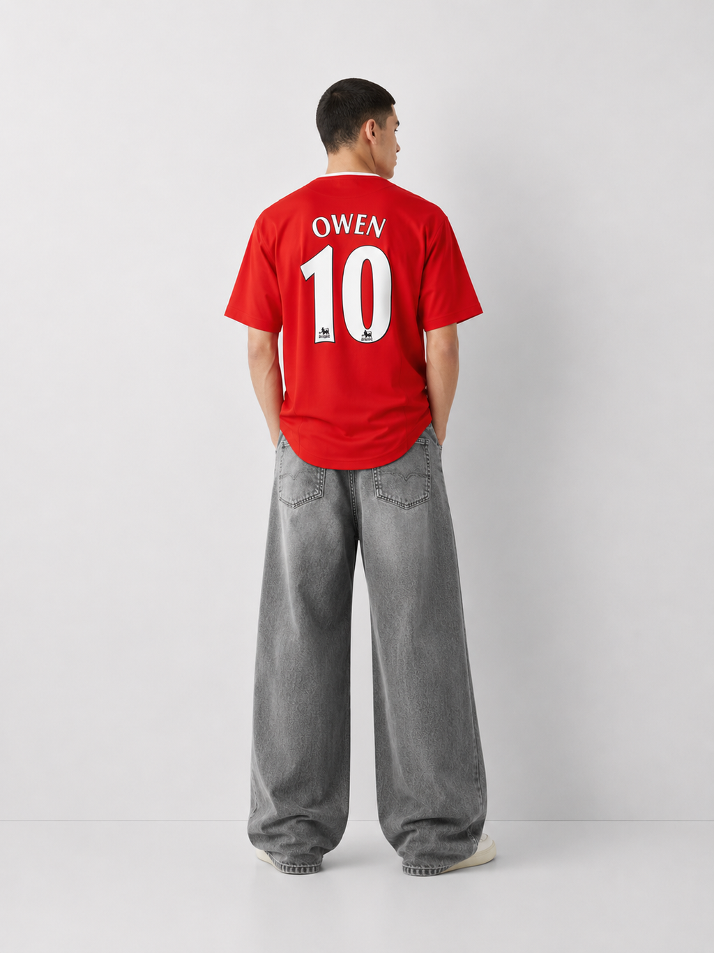 Owen Reebok Liverpool FC home jersey