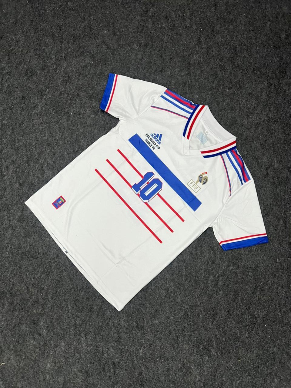 France Zidane Home Jersey 1998