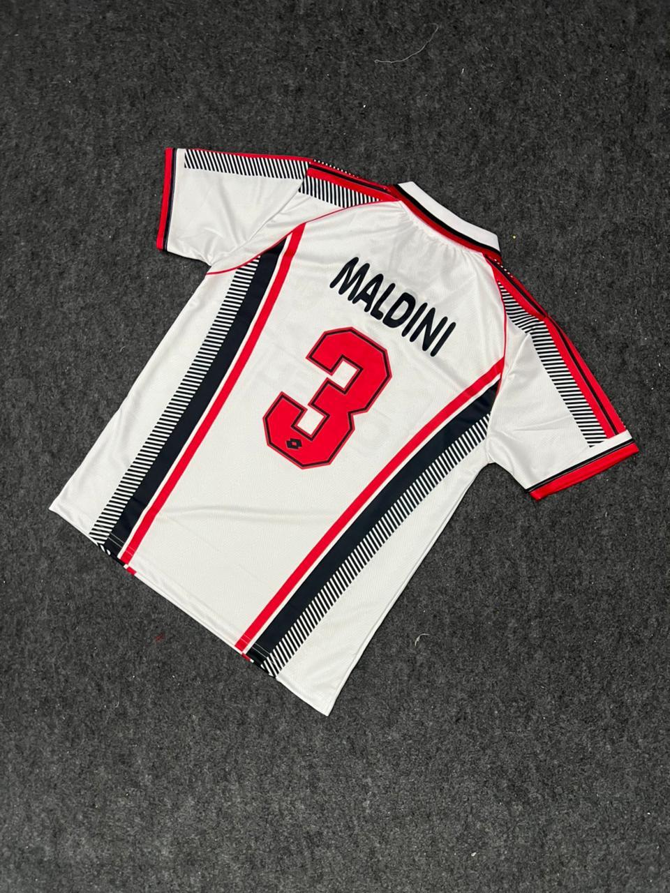 AC Milan Maldini Away Jersey 1996