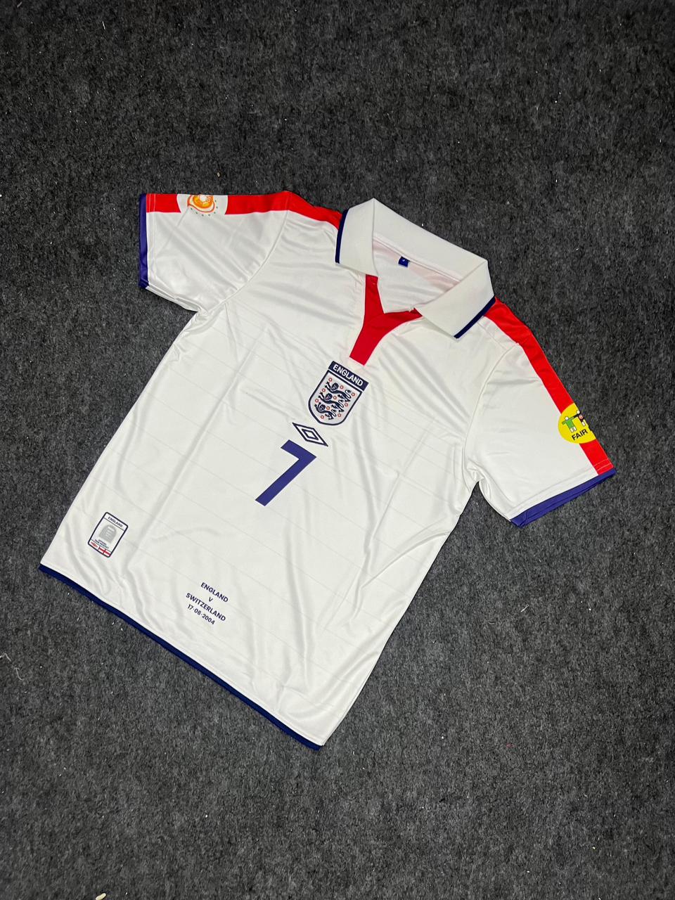 England Beckham Home Jersey 2004
