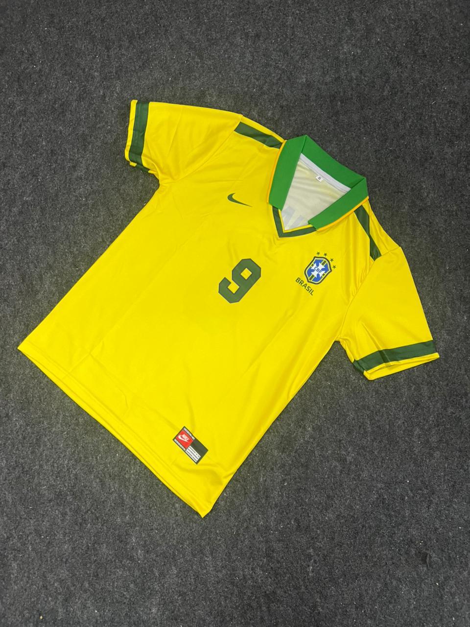 Brazil Ronaldo Home Jersey 1998