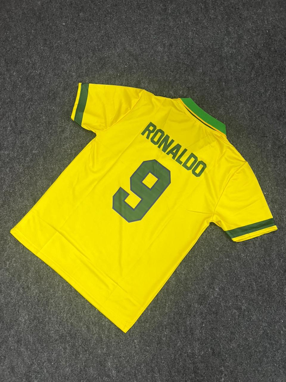 Brazil Ronaldo Home Jersey 1998