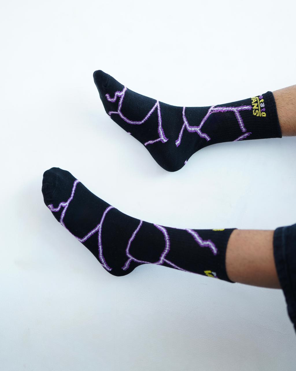 Sockscarving black crew socks
