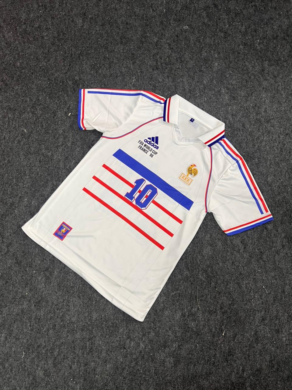France Zidane Home Jersey 1998
