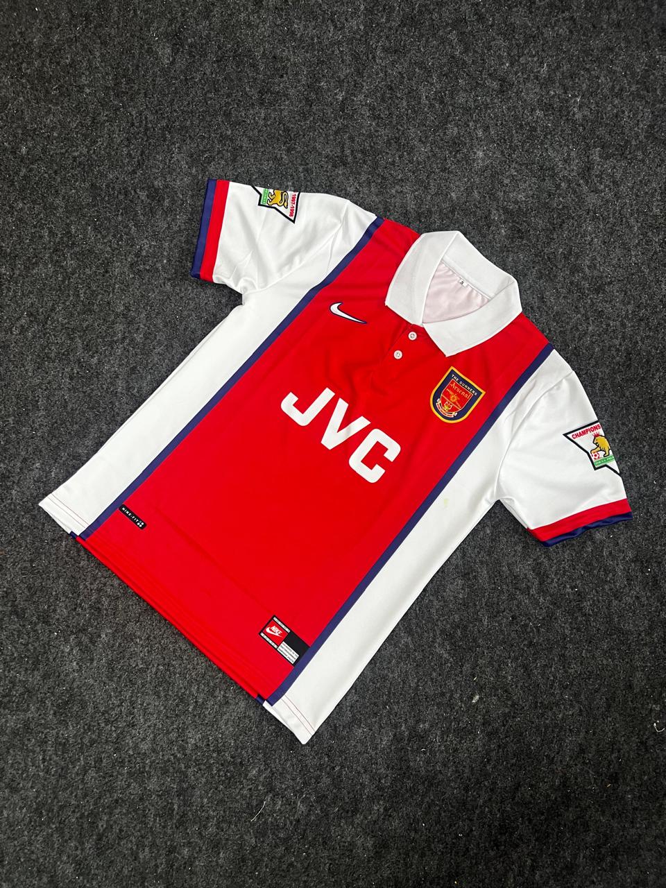 Arsenal Bergkamp Home Jersey 1997
