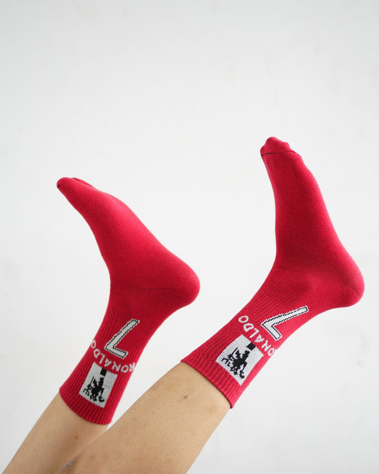 Ronaldo 7 Red Socks