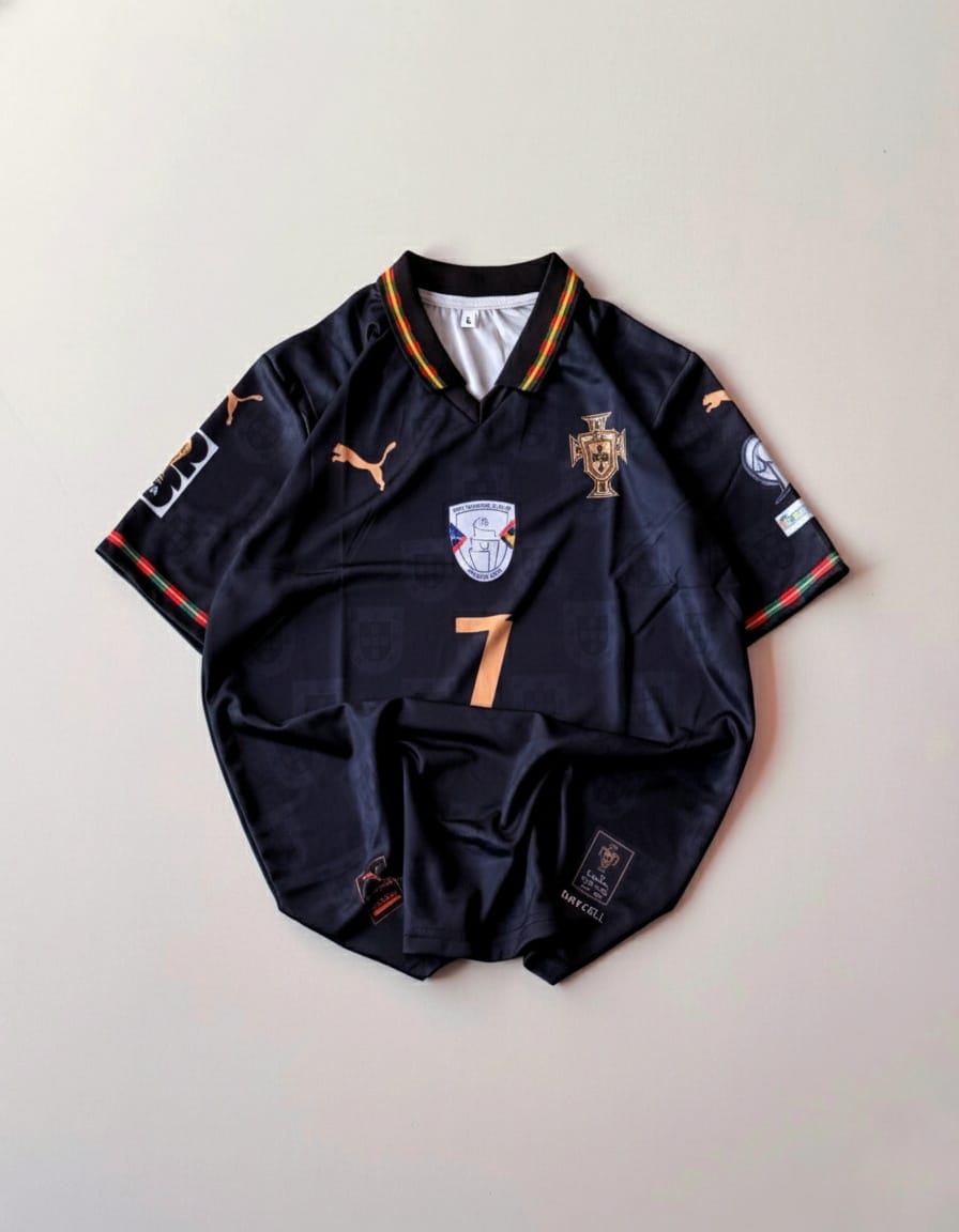 Portugal Ronaldo Black Special Edition Jersey 2024