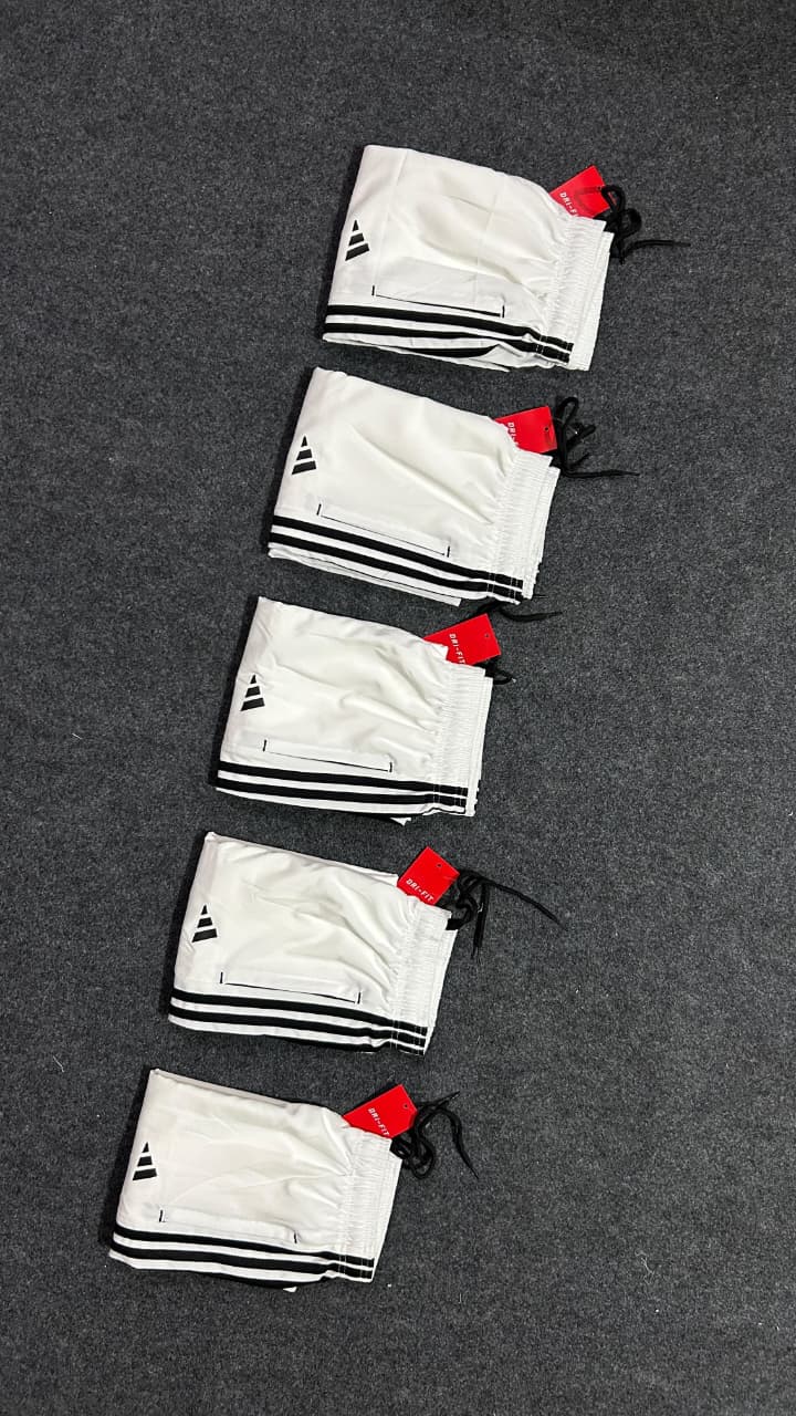 white track pants