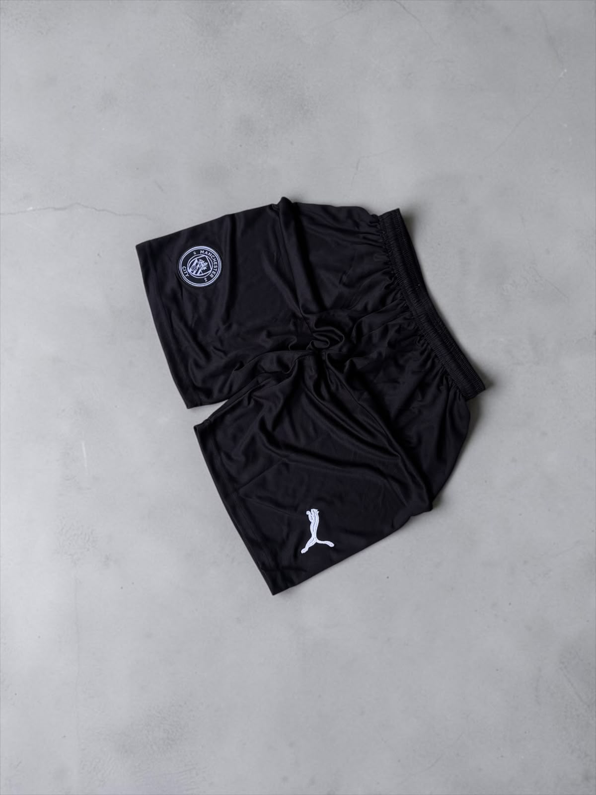 Manchester City DOTKNIT  PLAIN BLACK EMBROIDERY