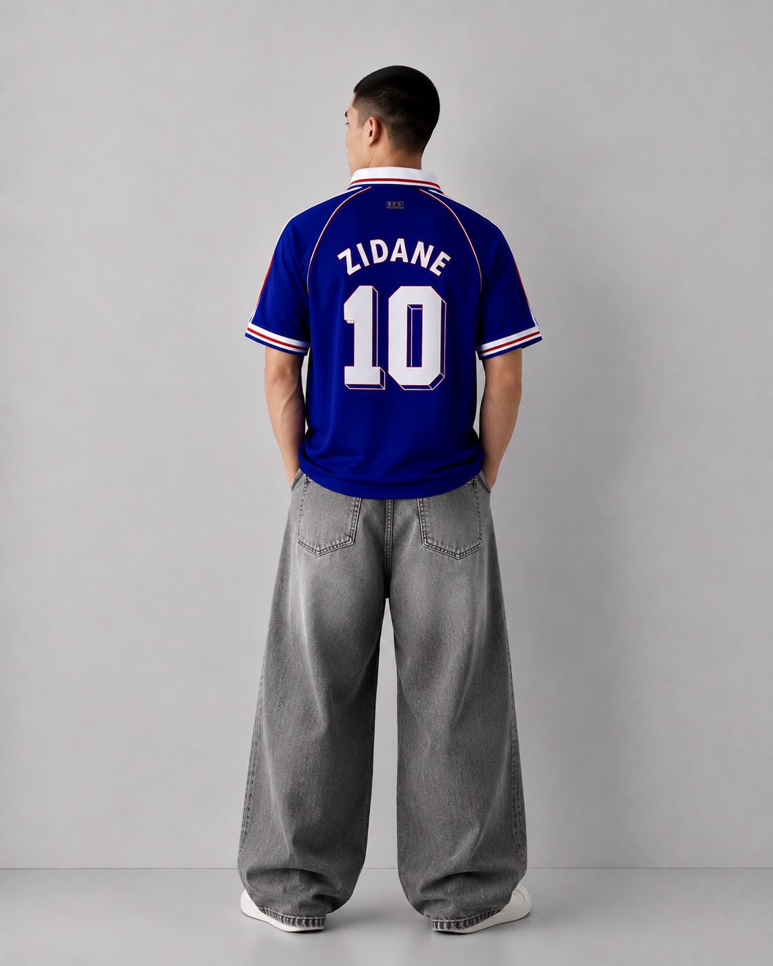 Zinadine Zidane France Vintage Kit  Signature Embroidery