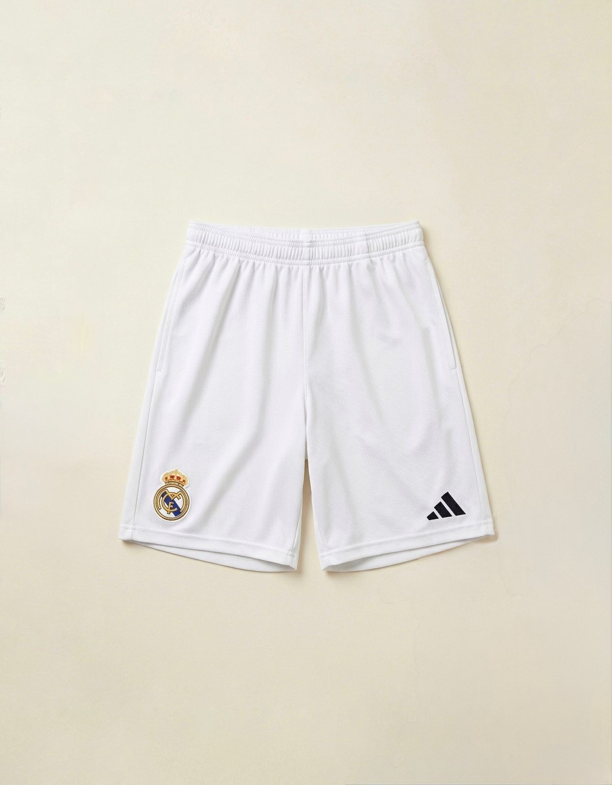 Real Madrid White Shorts